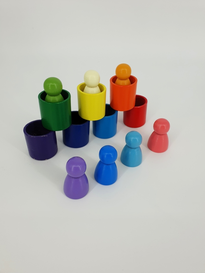 Montessori priemonė Spalvos