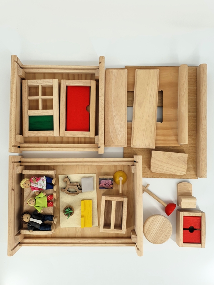 Plantoys sustatomas namas su baldais ir šeima - Image 10