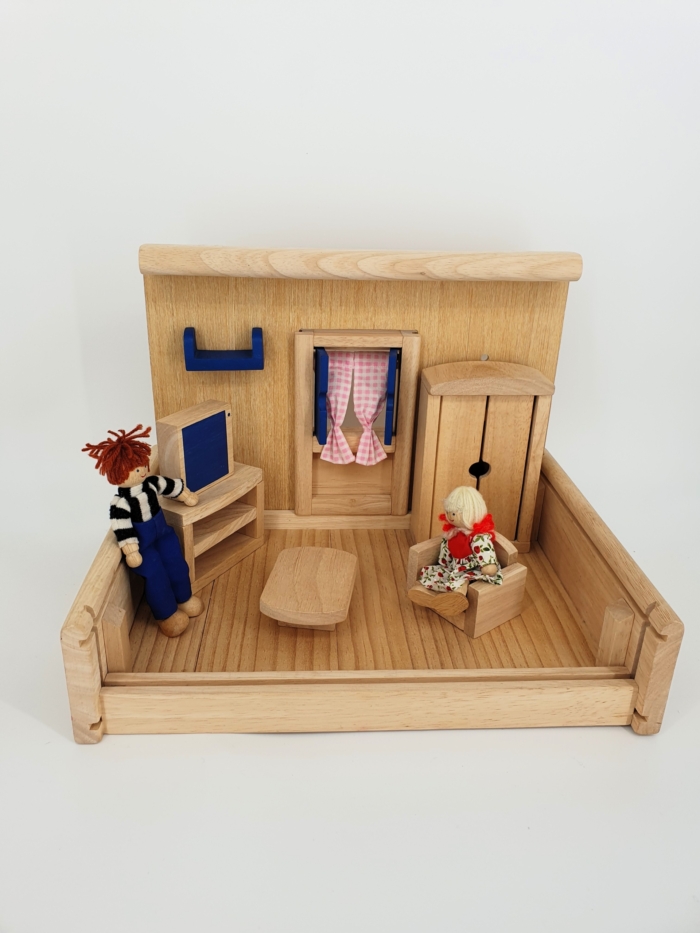 Plantoys sustatomas namas su baldais ir šeima - Image 3