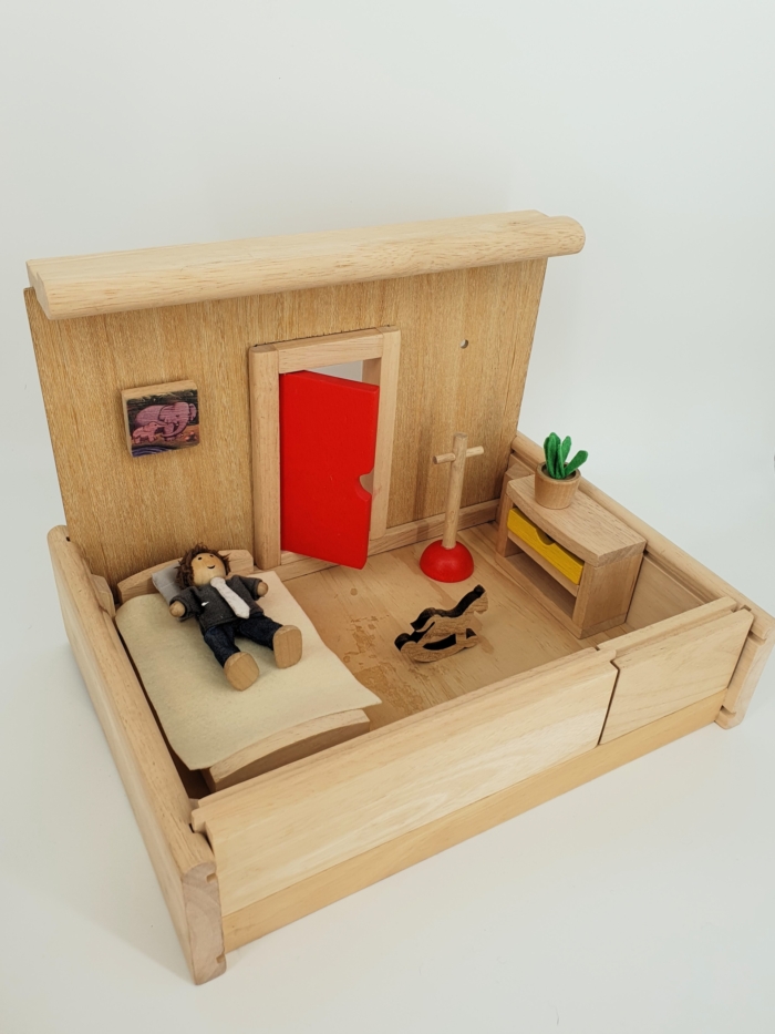 Plantoys sustatomas namas su baldais ir šeima - Image 8