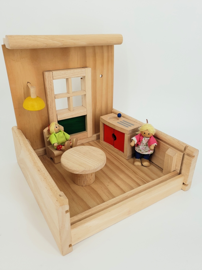 Plantoys sustatomas namas su baldais ir šeima - Image 9