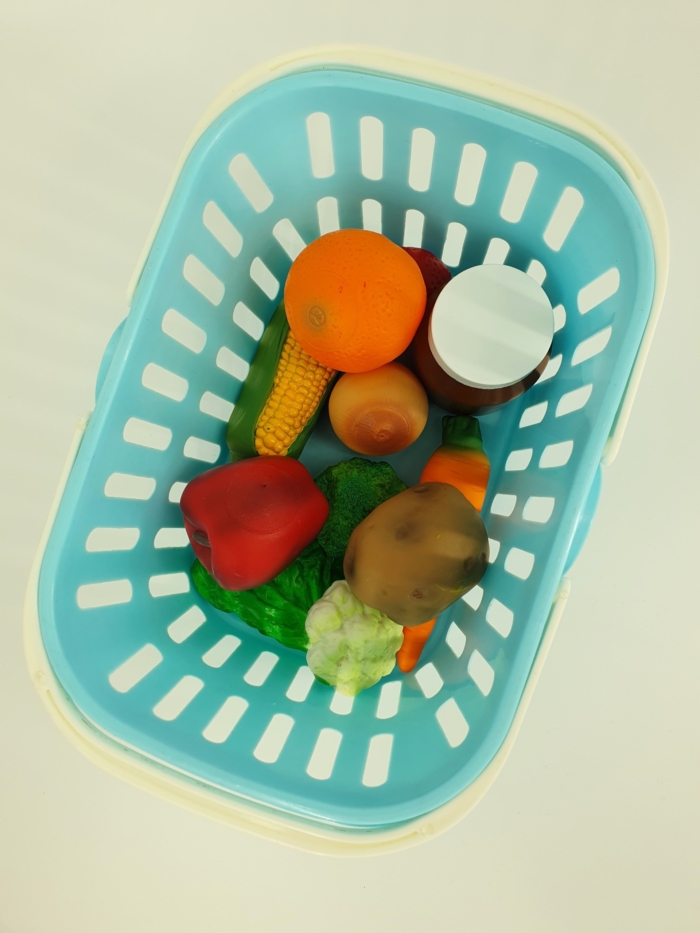 Plastikinių maisto produktų krepšelis - Image 2