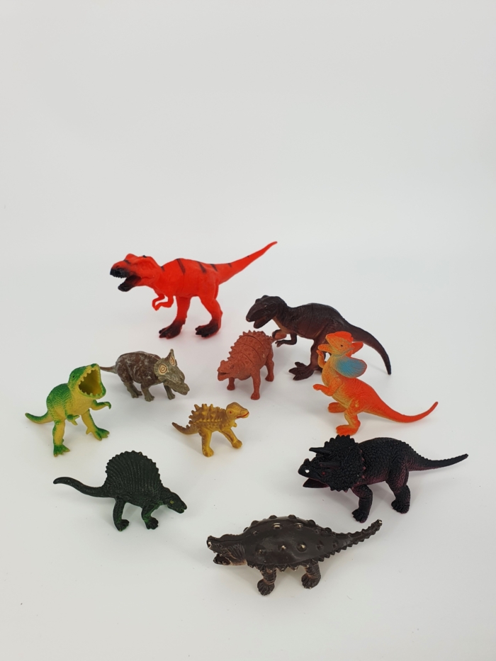 MIDI figūrėlių rinkinys: dinozaurai