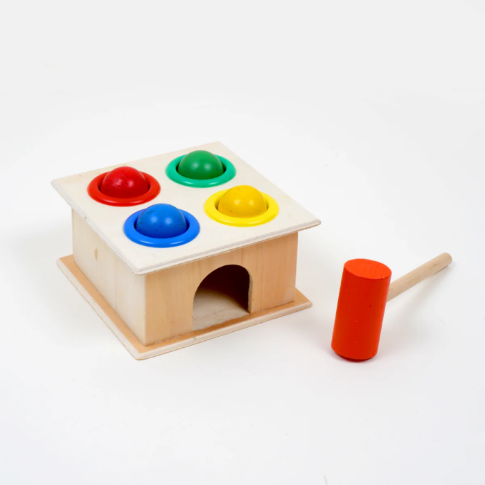 Montessori objekto pastovumo ir kalimo dėžutė