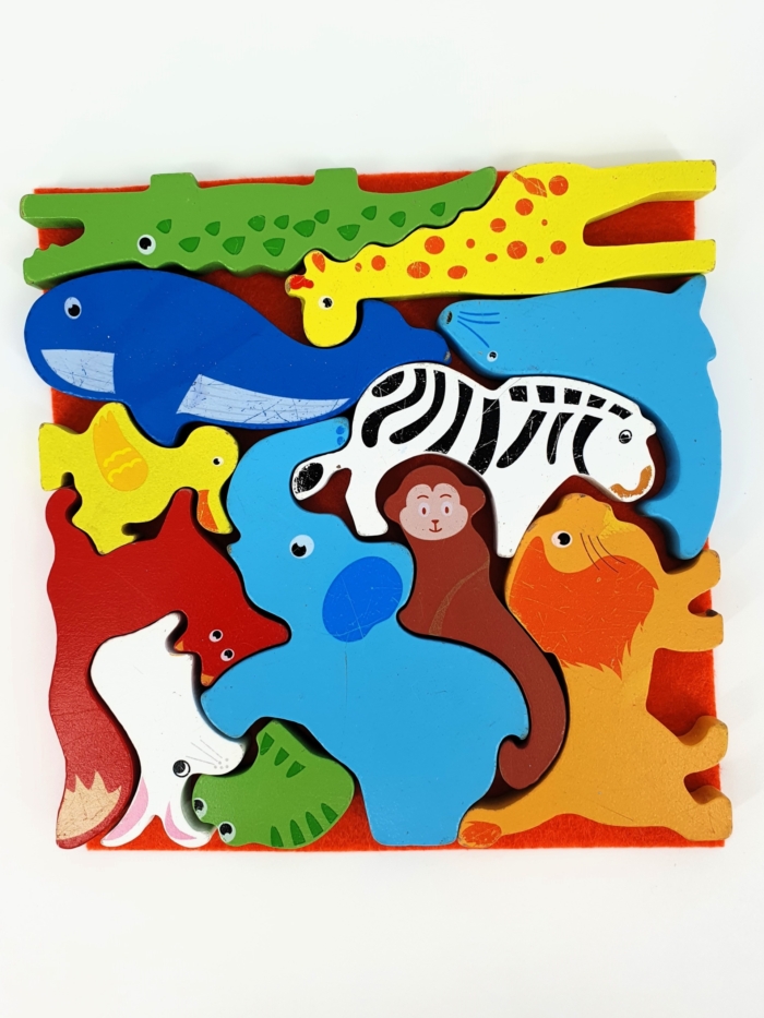 Medinė dėlionė - galvosūkis Gyvūnai - Image 2