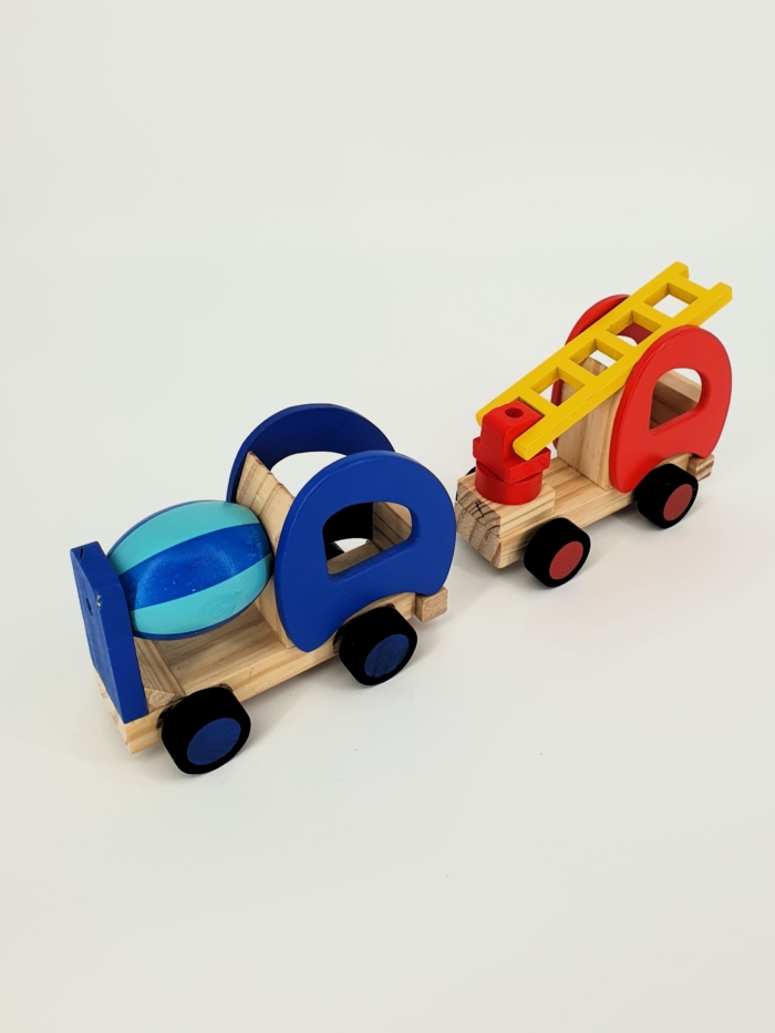 Medinė gaisrinė ir betono maišyklė - Image 2