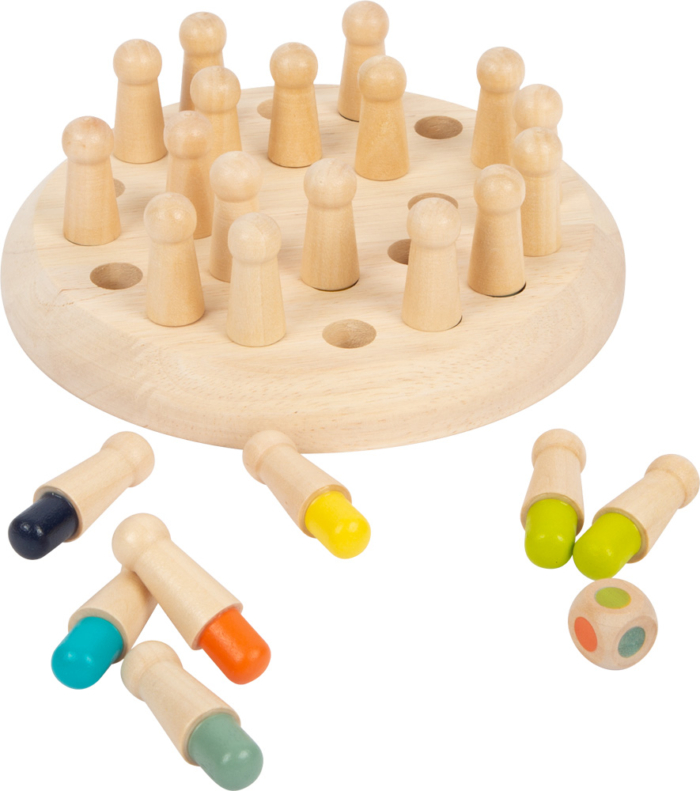 Medinis Montessori atminties žaidimas Spalvos