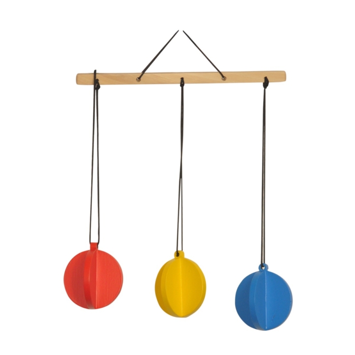 Montessori karuselė kūdikiams Pirminės spalvos